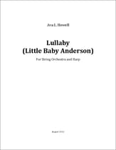 Lullaby - Little Baby Anderson Orchestra sheet music cover